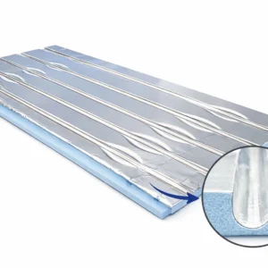 Płyta systemowa XPS 300 30mm ALU 1250x600 BEFIRO, rozstaw rowków 10cm