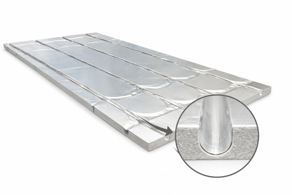 Płyta systemowa 20mm XPS 300 do ogrzewania podłogowego 1250x600 ALU BEFIRO